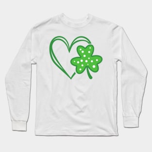 St Patrick's Day love Lucky Long Sleeve T-Shirt